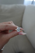 3.06CT Elongated Cushion Cut Engagement Ring